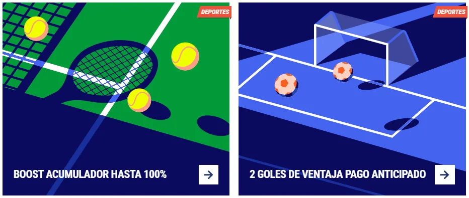 Otras bonificaciones deportivas en Tikitaka Casino