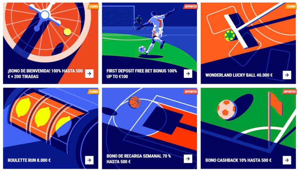 Bonos del casino Tikitaka ES