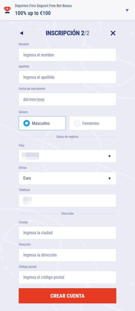 formulario de registro tikitaka casino es